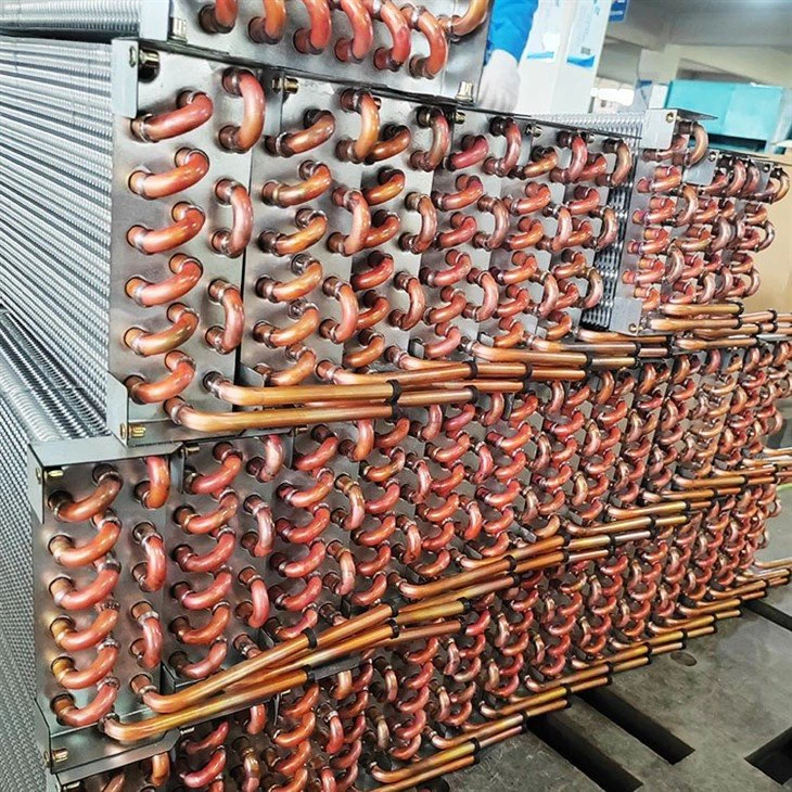 Welding And Cutting Equipment Copper Tube Aluminum Fin Evaporator