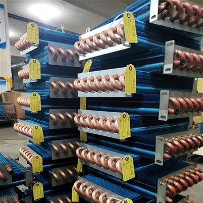 Výparník s hliníkovými lamelami